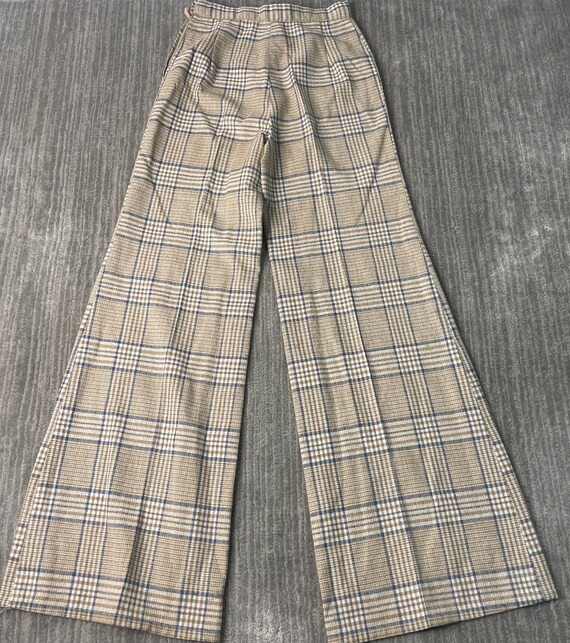 パンツ 70s USA Unknown Flared Check Pants 70s USA Unknown Flared Check Pants