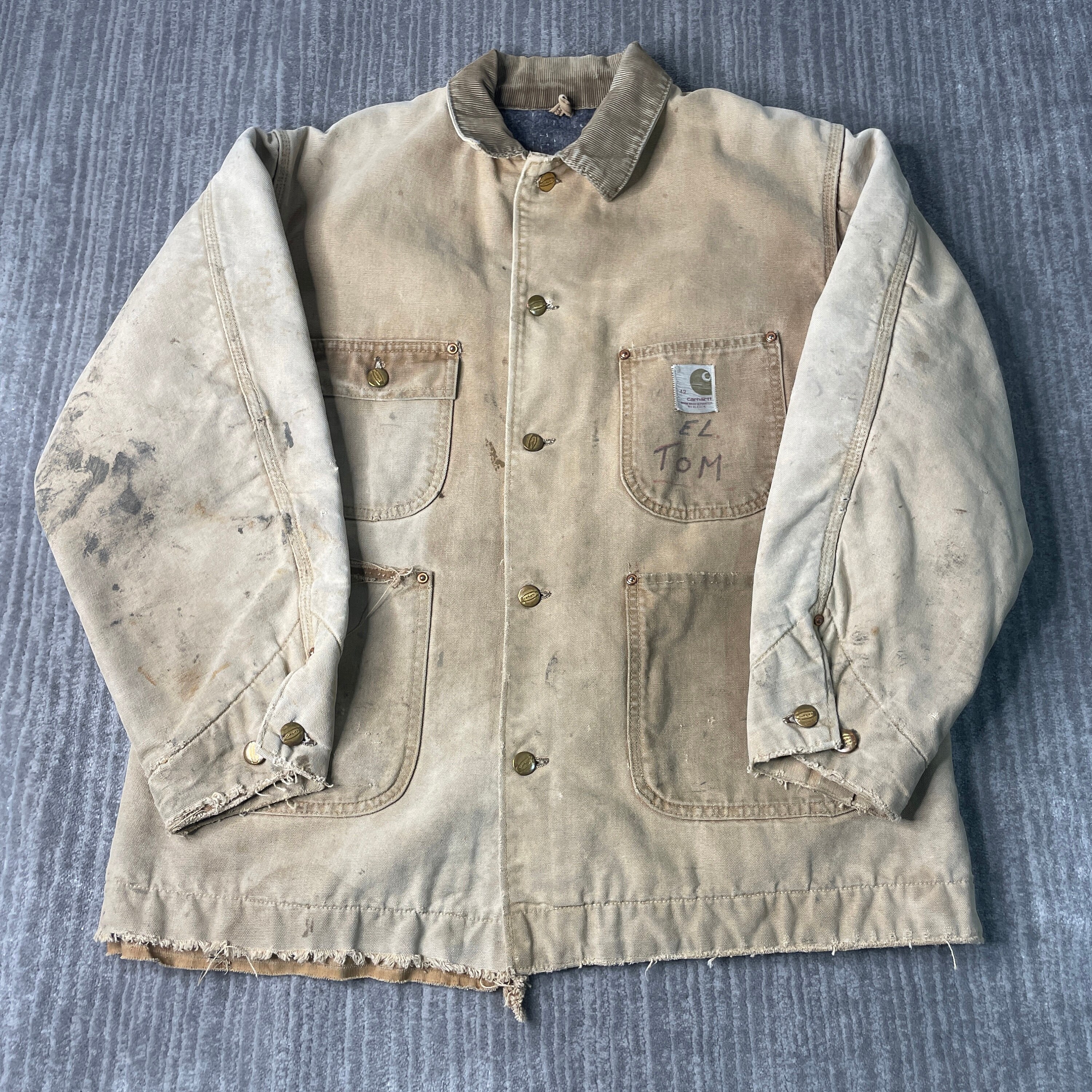 Vintage Carhartt Chore Coat - Etsy Vintage Carhartt Chore Coat - Etsy