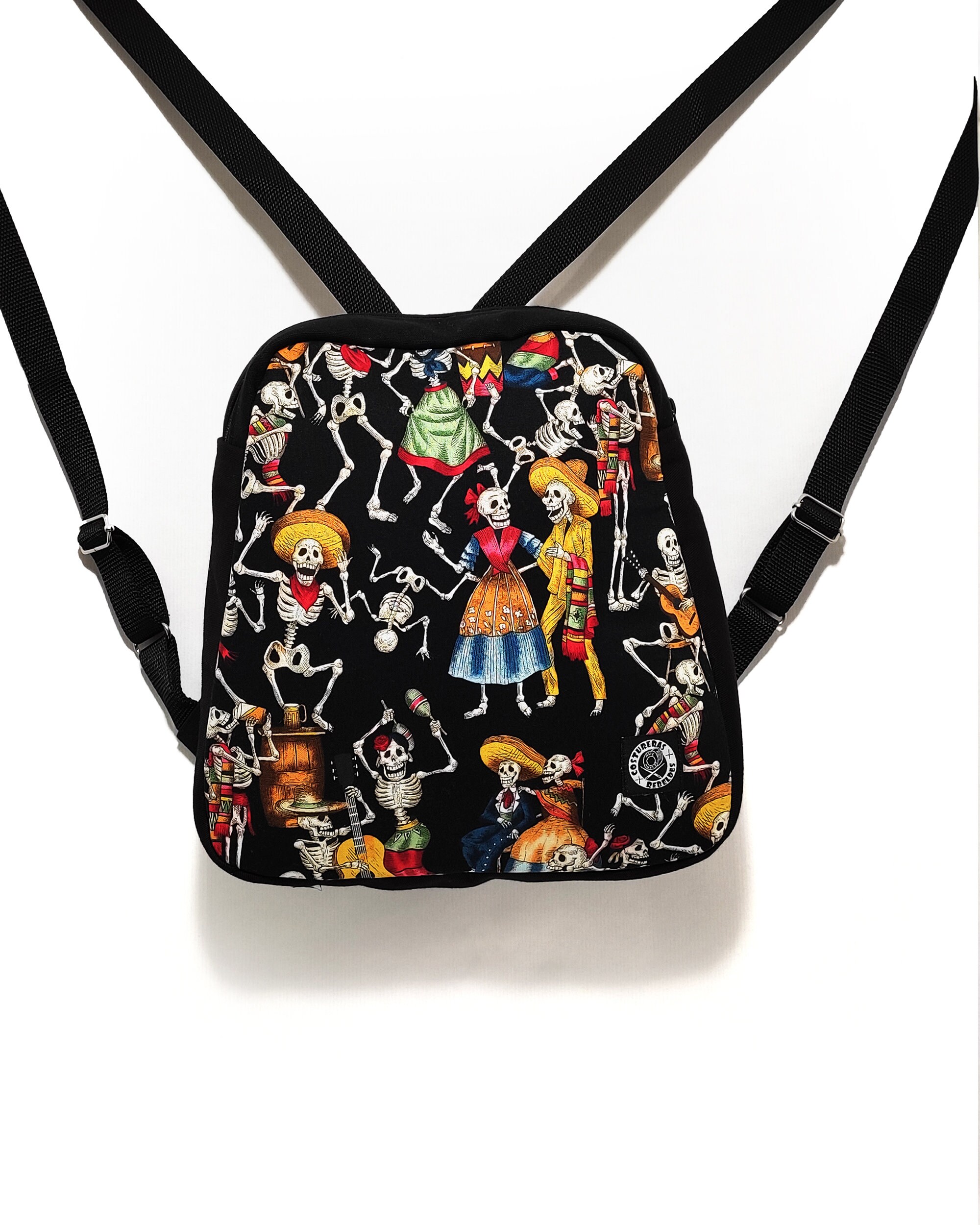 Sac à dos d'Halloween, Sacs du Jour des morts, Sac à dos d'horreur, Sac à dos Punk, Sac à dos Skull, Sac à dos Rock, Petit sac à dos imprimé