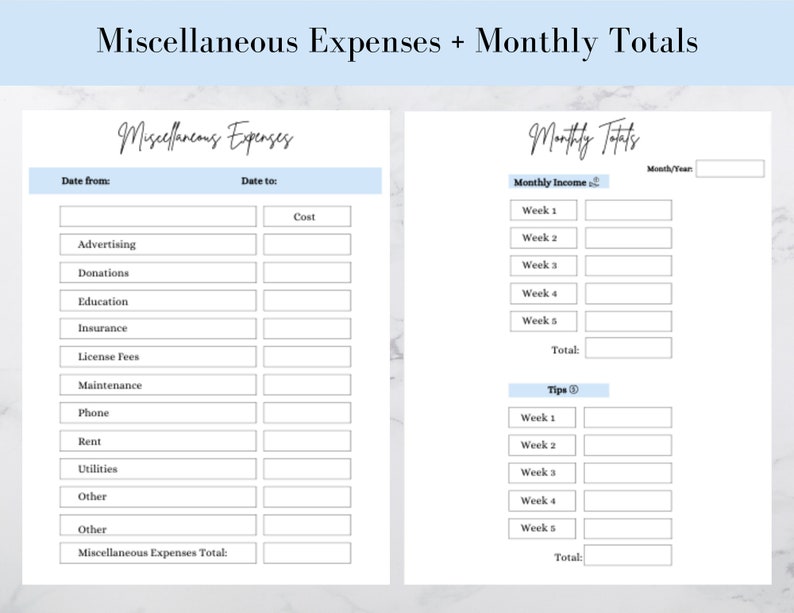 Dog Grooming Pack, Invoice, Expenses, Accounts, Miscellaneous Expenses