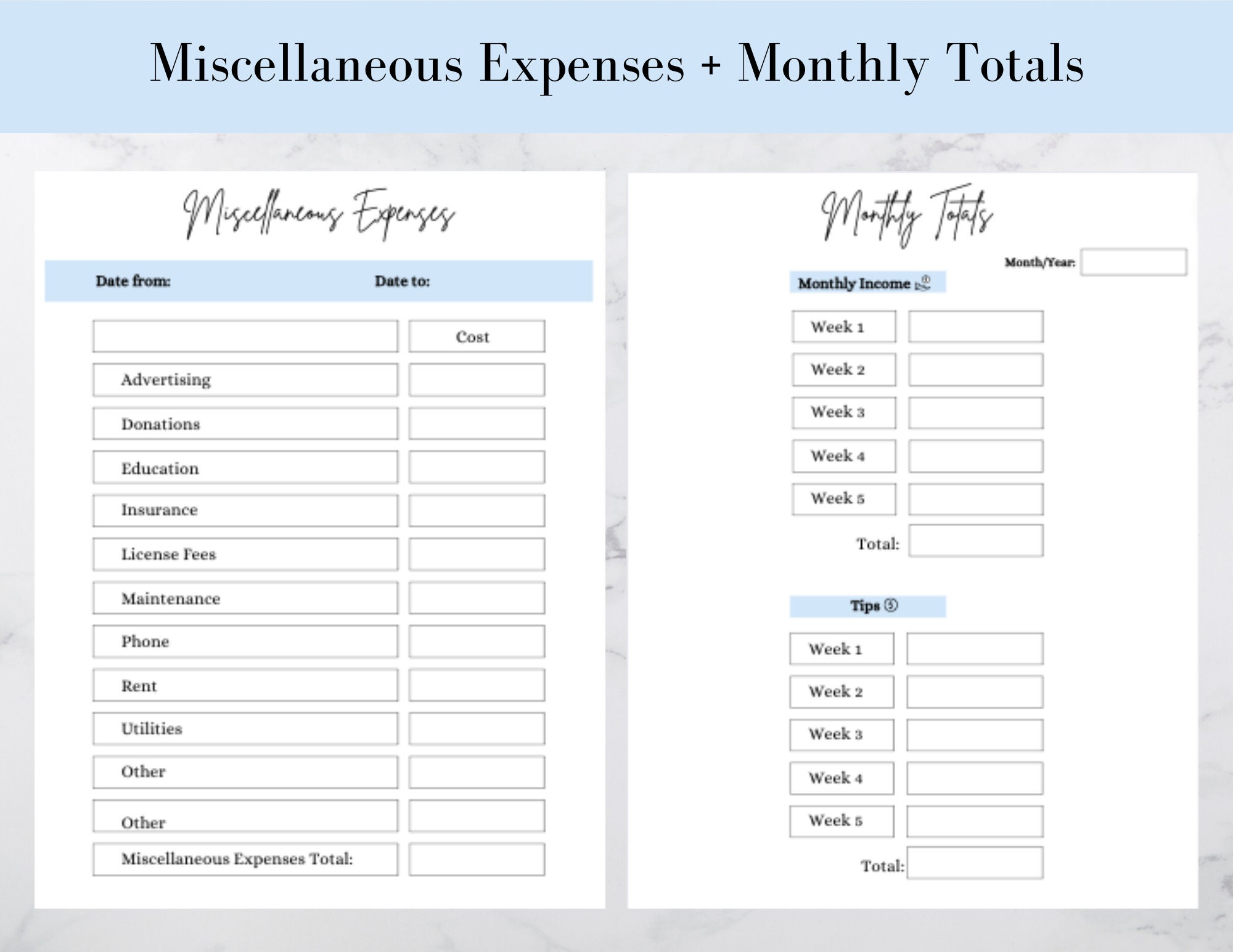 Dog Grooming Pack, Invoice, Expenses, Accounts, Miscellaneous Expenses