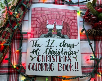 The 12 Days of Christmas - Christmas Coloring Book!!