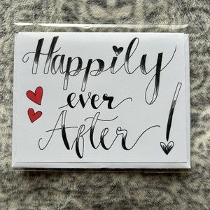 Happily ever After - Wedding Greeting Card