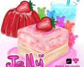 Procreate Jelly Art Brush Set ,Soft Paint, Line Art, Sketch (Digital Download)