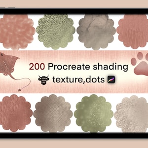 Procreate Shading Brushes: Texture & Stipple Brush Set (Digital Download)