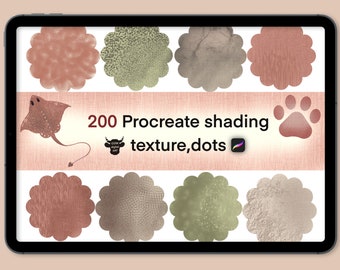 Procreate Shading Brushes: Texture & Stipple Brush Set (Digital Download)