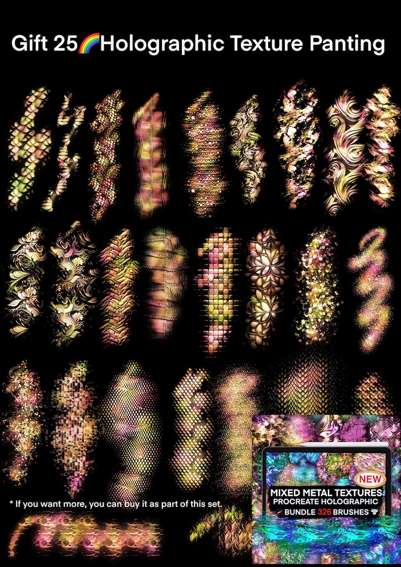 Procreate Metallic Brushes,Gold foil Brush,Gold Pen Procreate,Metallic pen,Procreate Texture Brush,Metal Procreate,Lettering,Glitter brushes image 11