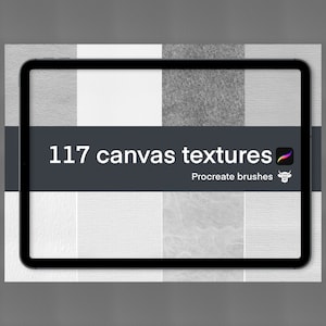 Papel con textura para Procreate, TEXTURA DE LIENZO para PROCREATE, Juego de pinceles para papel, Textura de pinceles, Efecto lienzo para Procreate, Textura de papel con pinceles