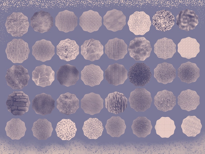 Procreate Shading Brushestextures Brushes procreate Stipple Etsy