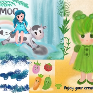 Procreate Children’s Book Illustrator,procreate Child Book ,brushes ...