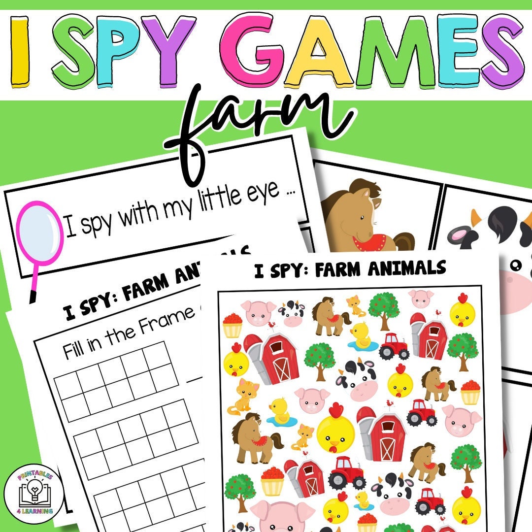 I Spy Farm - Etsy
