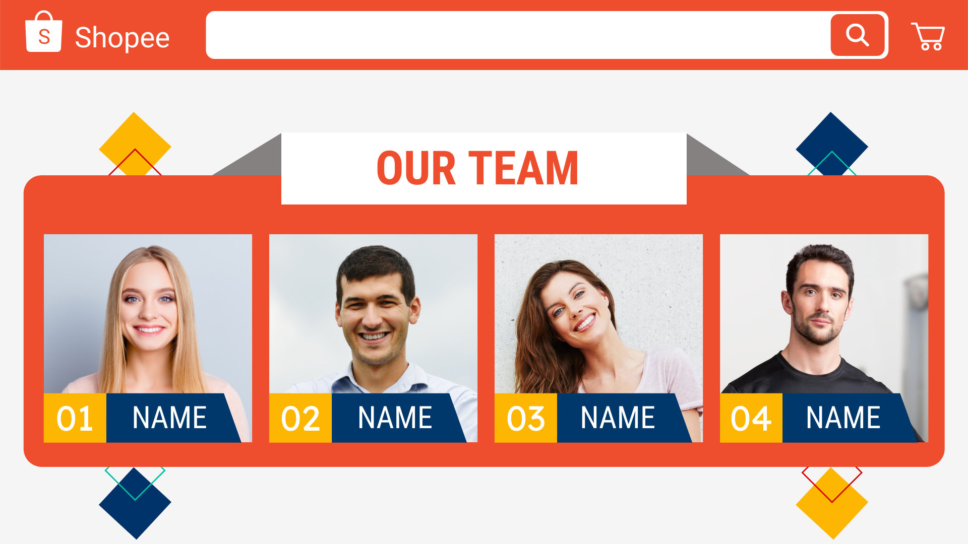 Shopee Presentation Template Canva Template Etsy México