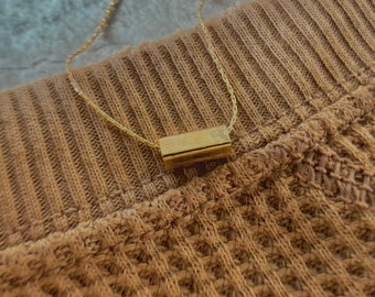 Dainty Gold Necklace Simple 14K Gold Filled Necklaces Choker | Elegant Everyday Wear Necklace Minimalist Necklaces Unique  Hammered Jewelry