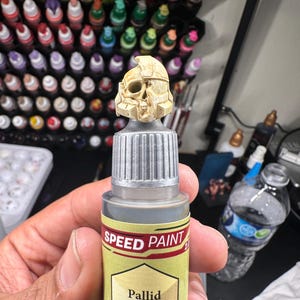 Helmet skull Swatch Caps paint bottle toppers