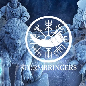Stormbringers- Vikings and Wolves (space wolves proxy)/ Tabletop Model / Wargaming Miniature | DakkaDakka
