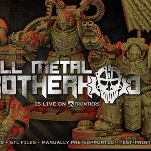 Full Metal Brotherhood (legion MKVI proxies)/ Tabletop Model / Wargaming Miniature | DakkaDakka