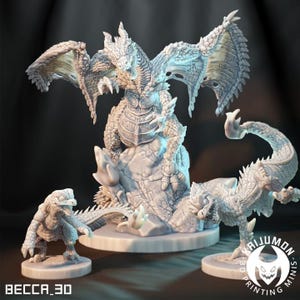 Kaijumon Original Char Lizard/ Tabletop Model / Miniature Figurine | Kaijumon (charizard)