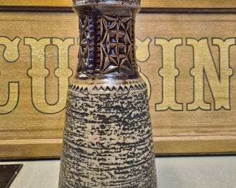 Vintage West German Fat Lava Vase Made by Jasba. Model Number N900
