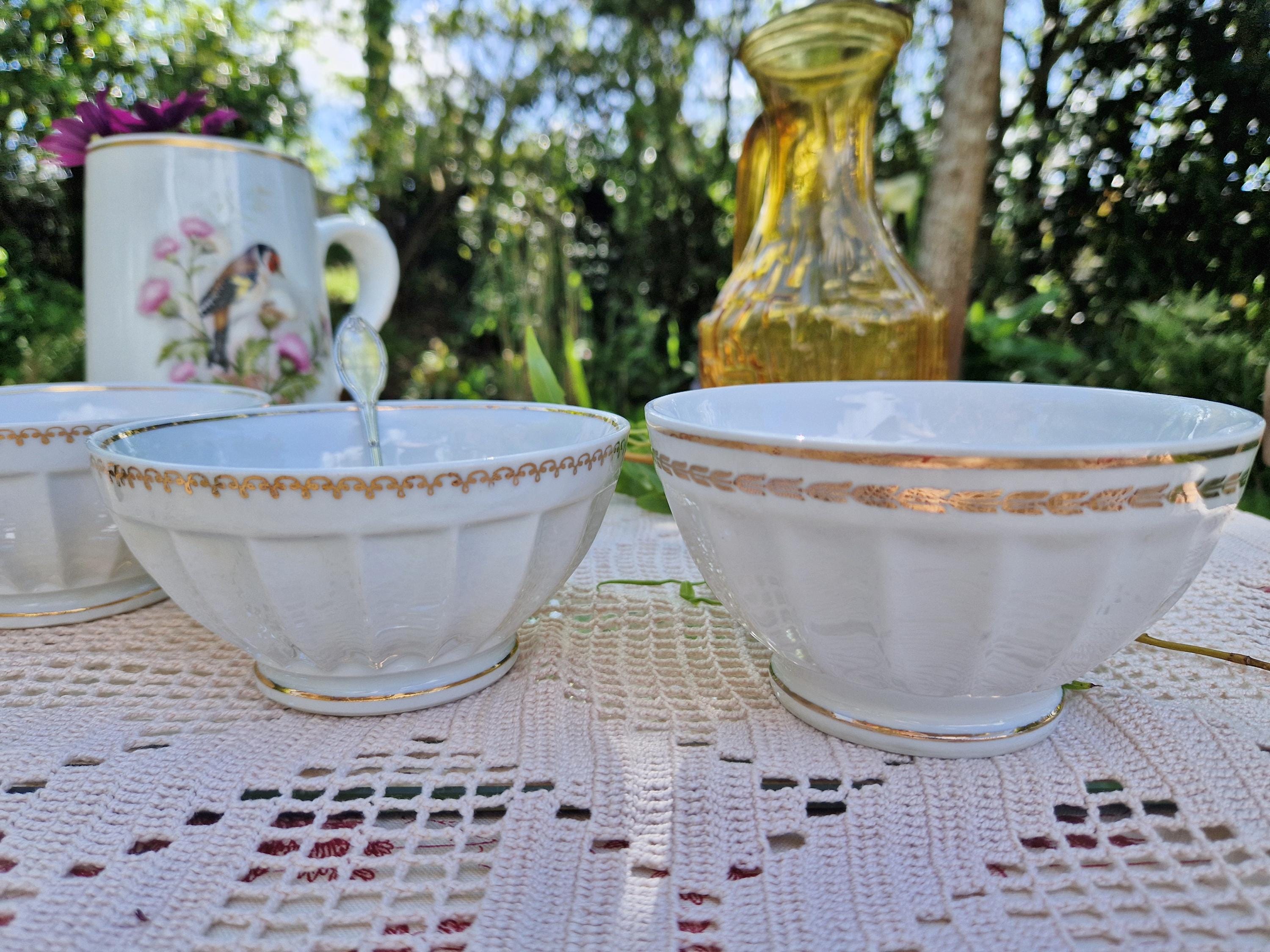 Lot De 6 Coupelles En Porcelaine Du Berry – CNP Berry – Bon état