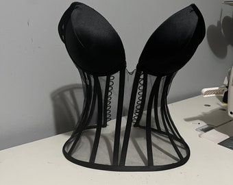 Black Sleeveless Corset