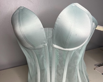 Mint Sleeveless Corset