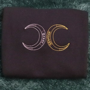 Moon Knight Inspired Embroidered T-Shirt Marc Spector Steven Grant