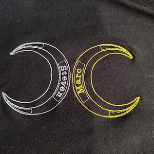 Moon Knight Inspired First Name Version Embroidered T-Shirt Marc Spector Steven Grant