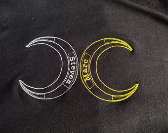Moon Knight inspiró la versión del nombre camiseta bordada Marc Spector Steven Grant