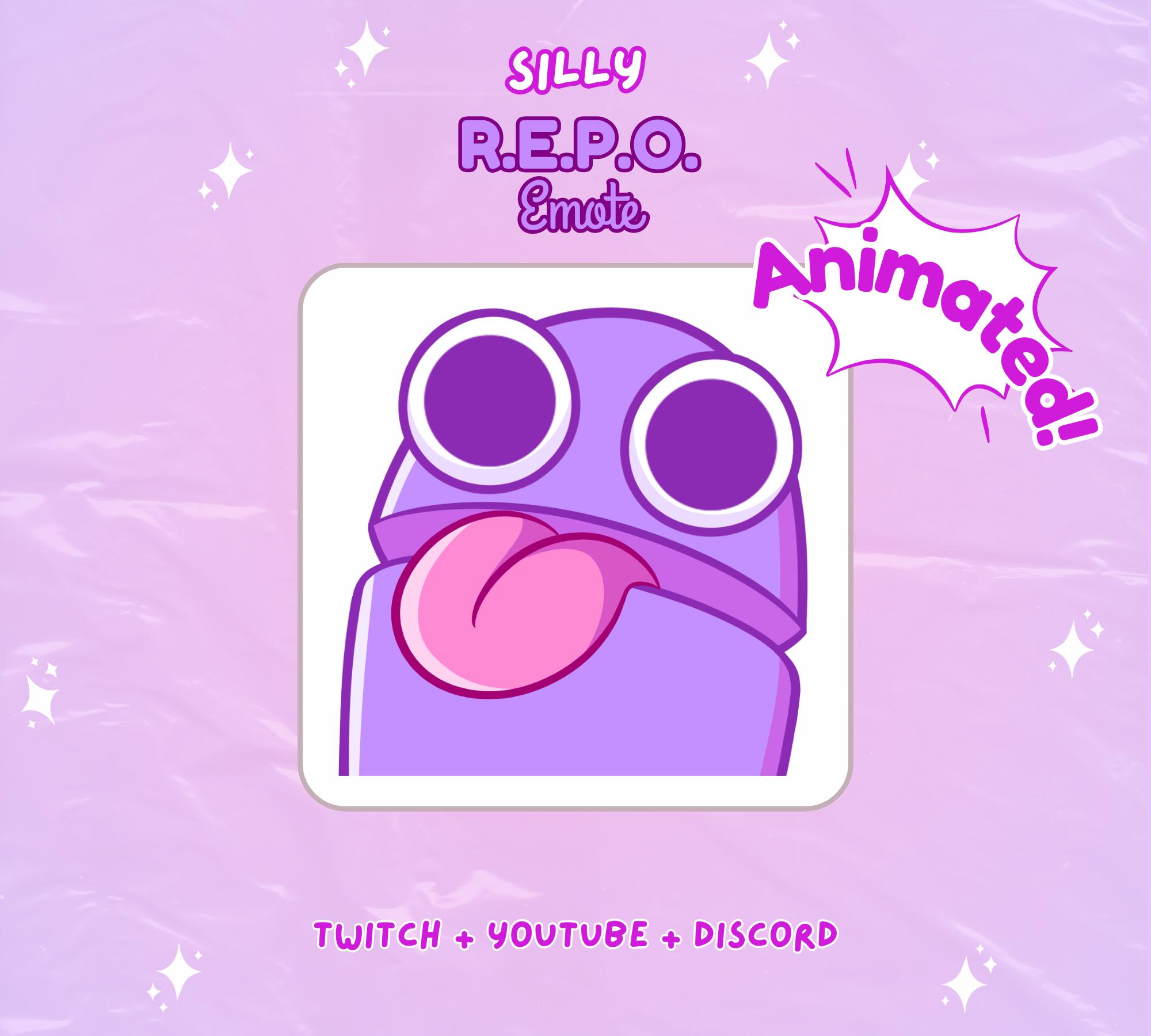 R.E.P.O Silly Animated Emote Twitch Youtube Discord Streams