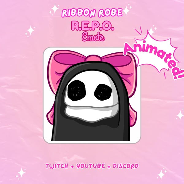 Emote animado de bata de cinta de R.E.P.O. para Twitch, YouTube y Discord