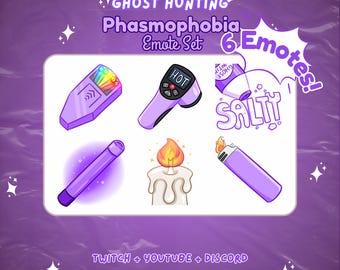 Phasmophobie Lila Geist Youtube Emote Set