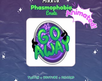 Animiertes Phasmophobie Spiegel Twitch Youtube Emote