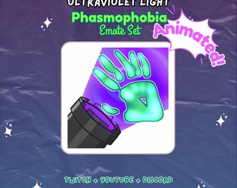 Animated Phasmophobia Ultraviolet Twitch Youtube Emote
