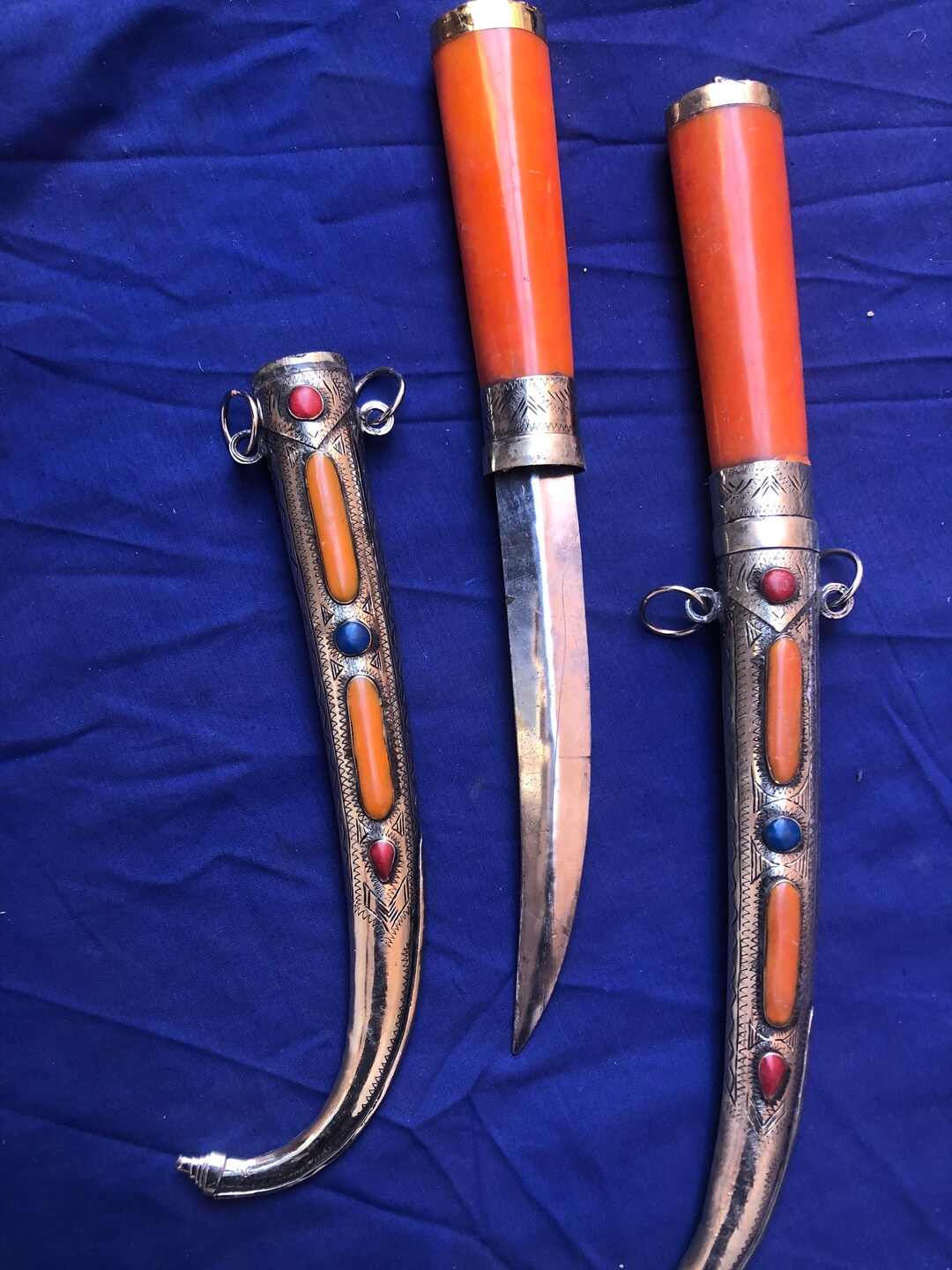 Dagger Morocco, Dague Amazigh ,amazigh Dagger Traditionnel Dagger Etsy