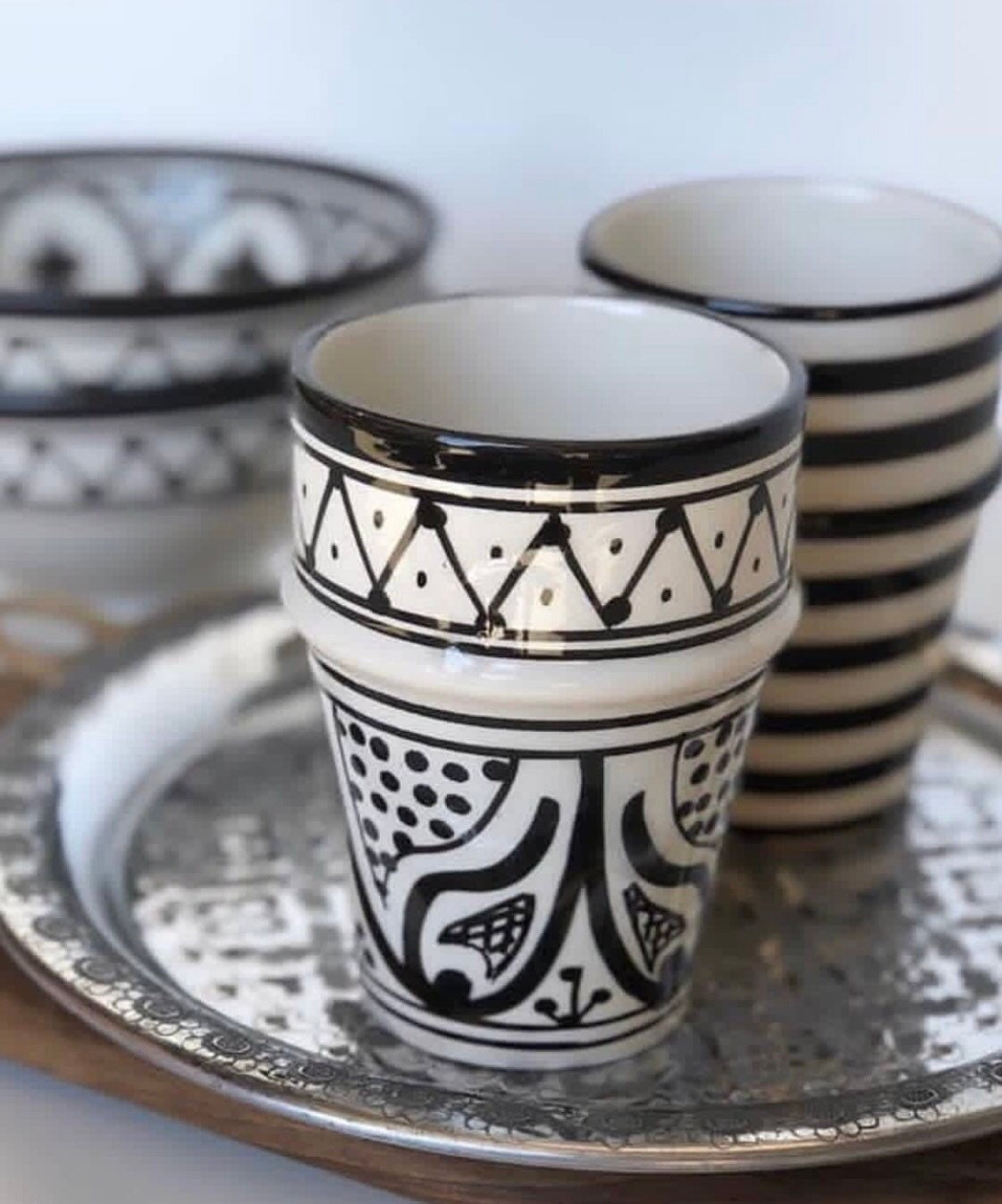 Tasse Céramique 14 Oz Marcia Baldwin - Design Piano Jazz Blues - Noir - Lavable Micro-ondes & Lave-vaisselle