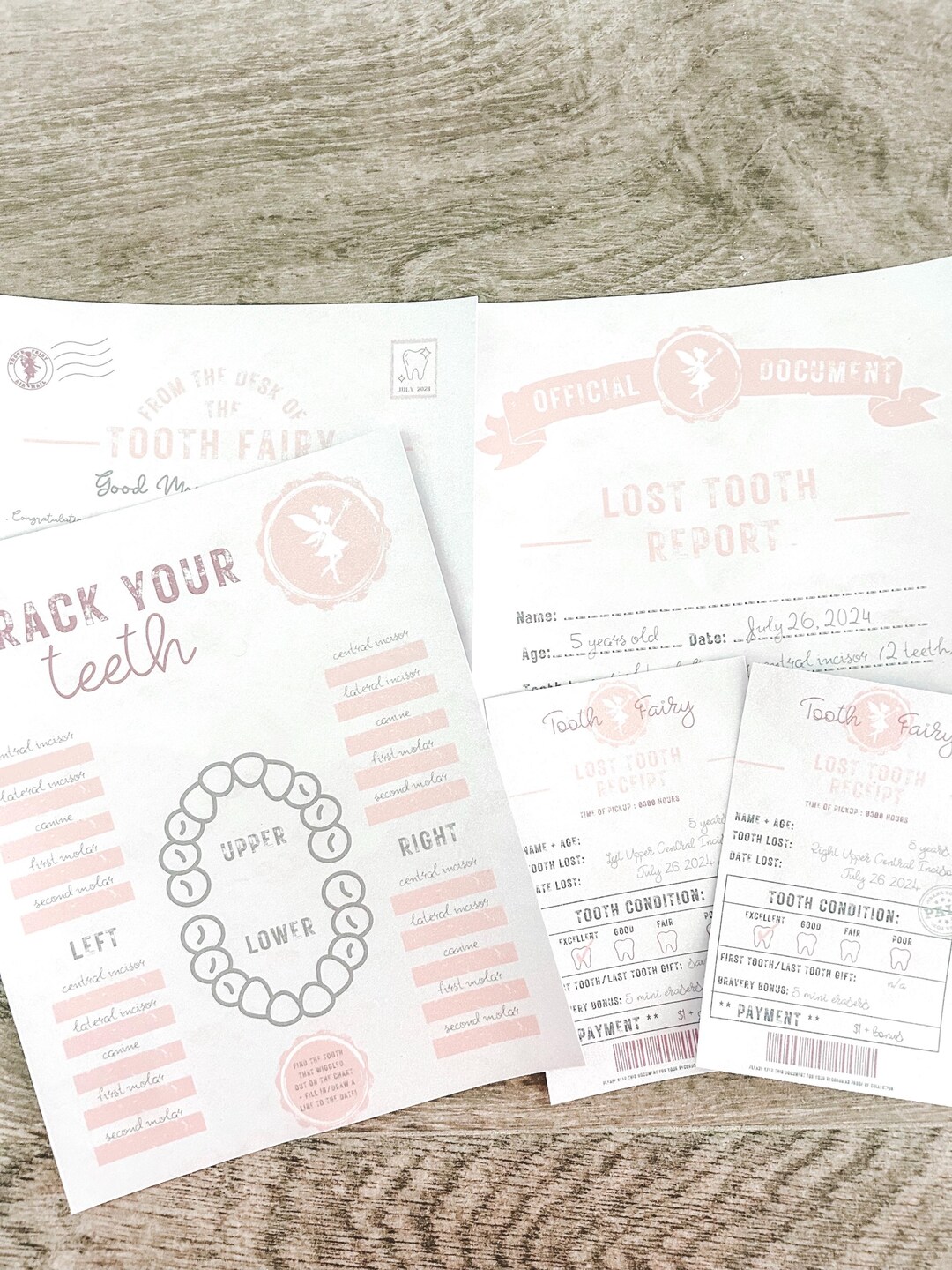 Tooth Fairy Letter Kit - Etsy