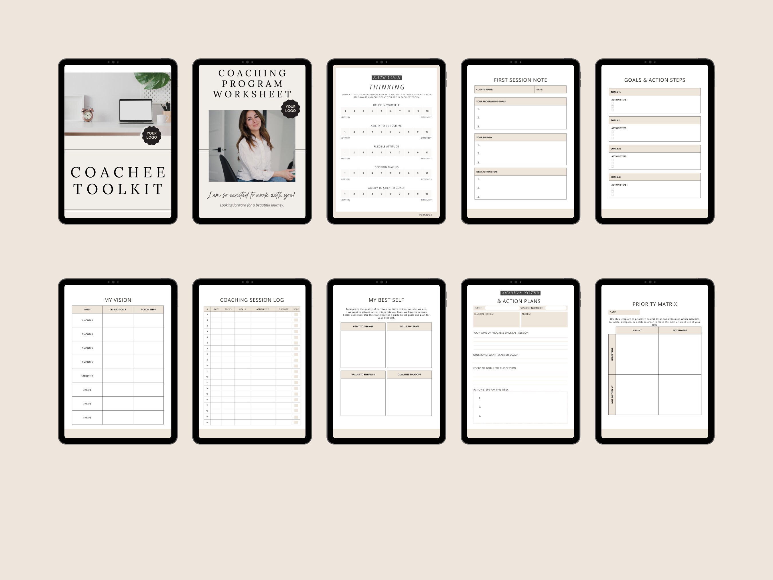 Coaching Worksheets Life Coach Templates Coaching Lead Magnet Coaching ...