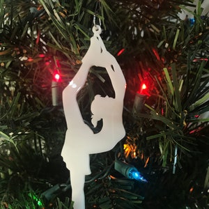 Figure Skater Acrylic Ornament or Gift Tag