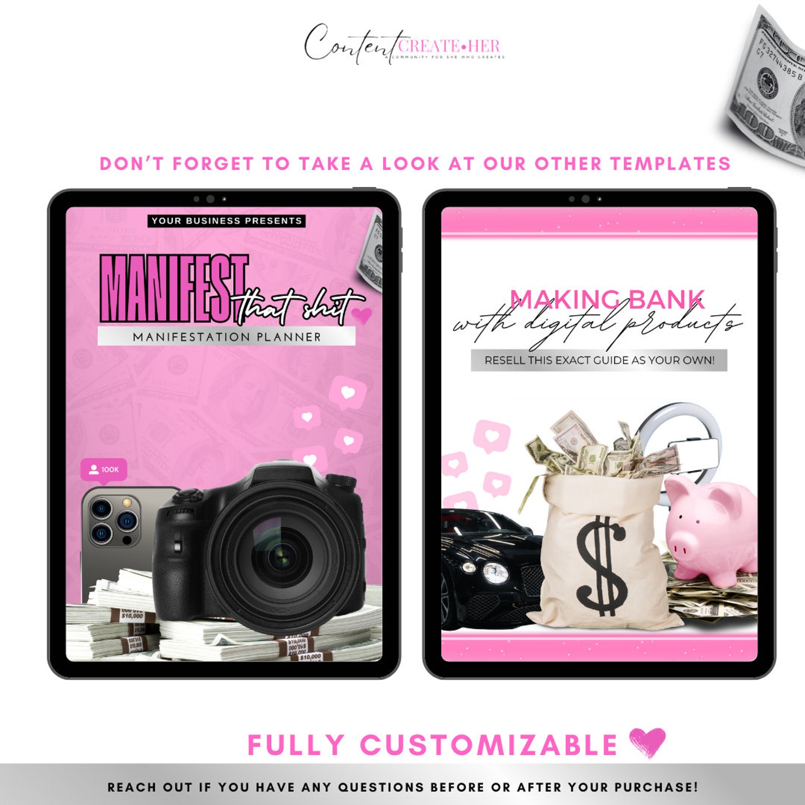 Ebook Cover, Ebook Cover Template, Ebook Template, Entrepreneur, DIY