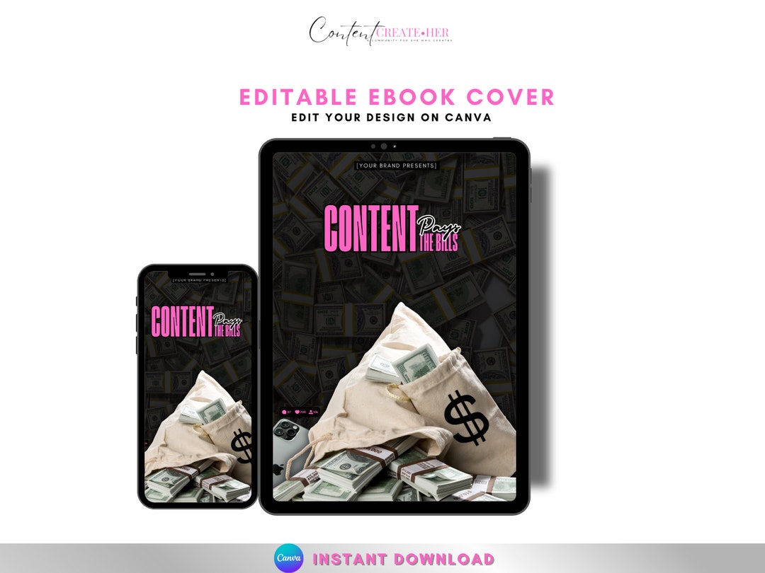 Ebook Cover, Ebook Cover Template, Ebook Template, Entrepreneur, DIY