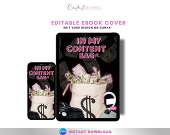 Plantilla de portada de ebook editable: Diseño de Canva (Descarga digital)