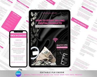 PLR Ebook Template: How to Sell Digital Products