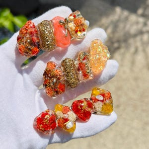 Floral Hair Clip: Spring Wedding Bridal Hair Accessory