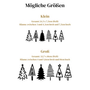 Tannenbaum Aufkleber, Fensterbild Weihnachtsbaum Vinylaufkleber Weihnachtsdeko Winterdeko Adventsdeko Weihnachtsbäume Sticker Stickerset Klein(24,5x7,5cm)