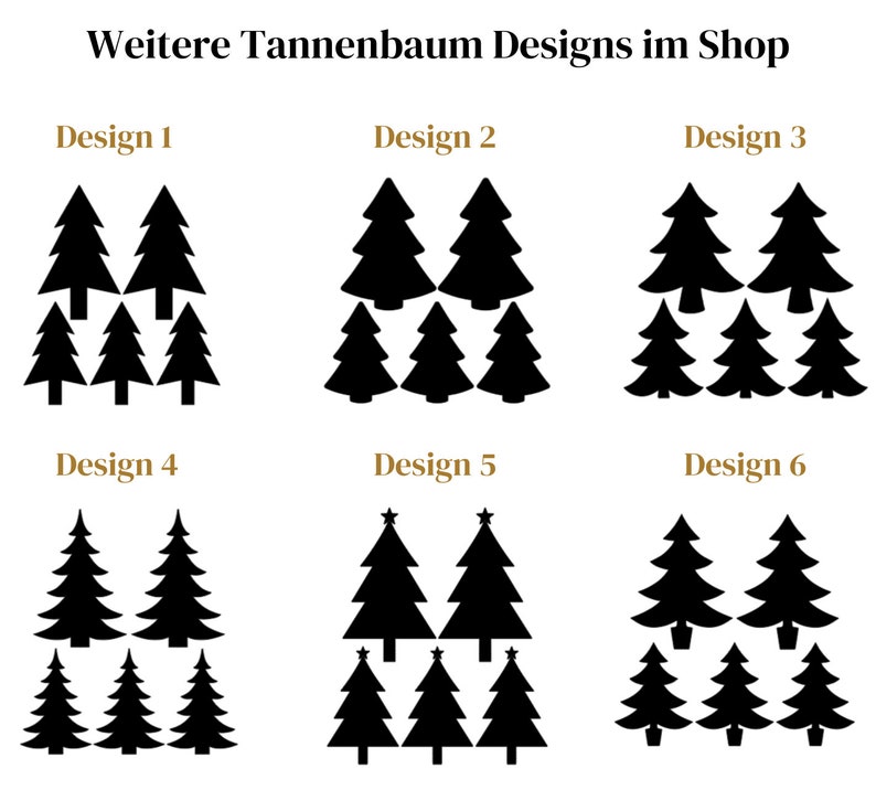 Tannenbaum Aufkleber, Fensterbild Weihnachtsbaum Vinylaufkleber Weihnachtsdeko Winterdeko Adventsdeko Weihnachtsbäume Sticker Stickerset Bild 9