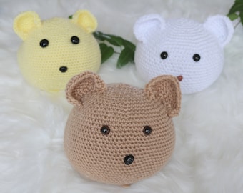 Boîtes à musique crochetées BabyBear, BennyBear accessoires bébé cadeau naissance cadeau bébé ours