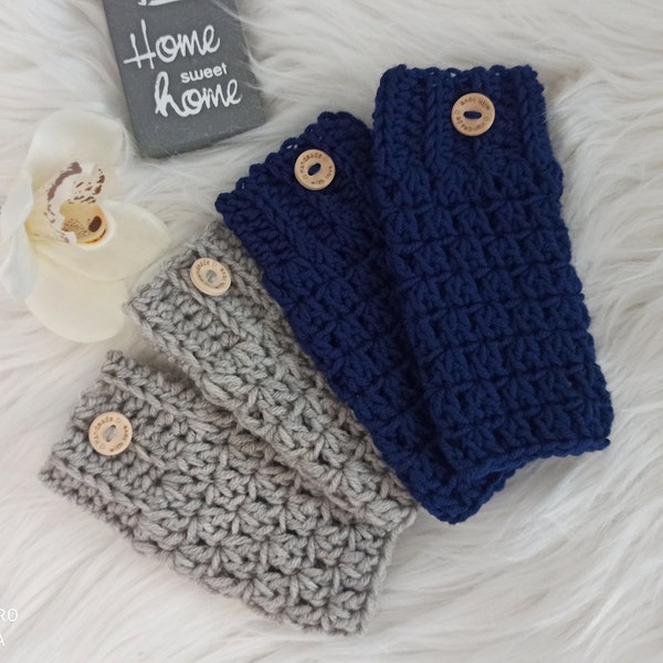 Crochet baby legwarmers
