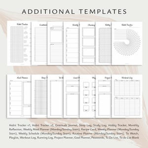 2026 Journal Printable Pages, A5 & A4 Size, Digital Planner, Inserts (Instant Download)