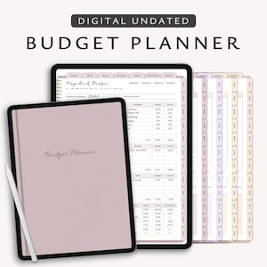 Digital Budget Planner: Paycheck, Savings, Debt Tracker (GoodNotes Planner)