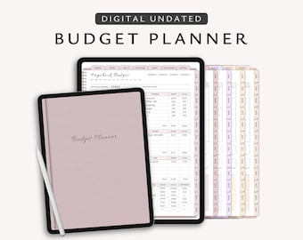 Digital Budget Planner: Paycheck, Savings, Debt Tracker (GoodNotes Planner)